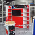 portable and modular exhibits booth design with reception counter from Shanghai China